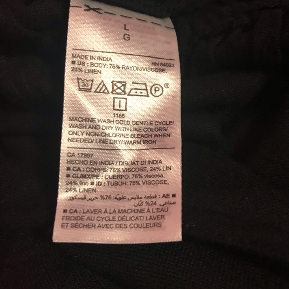 OLD NAVY BLACK JUMPSUIT-ROMPER | Size: L - Picture 9 of 12